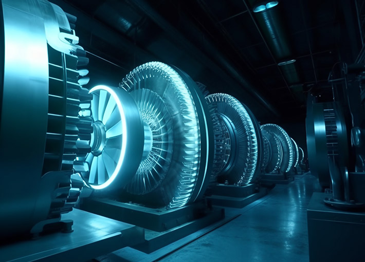 Núcleo de estator y rotor de motor no automotriz