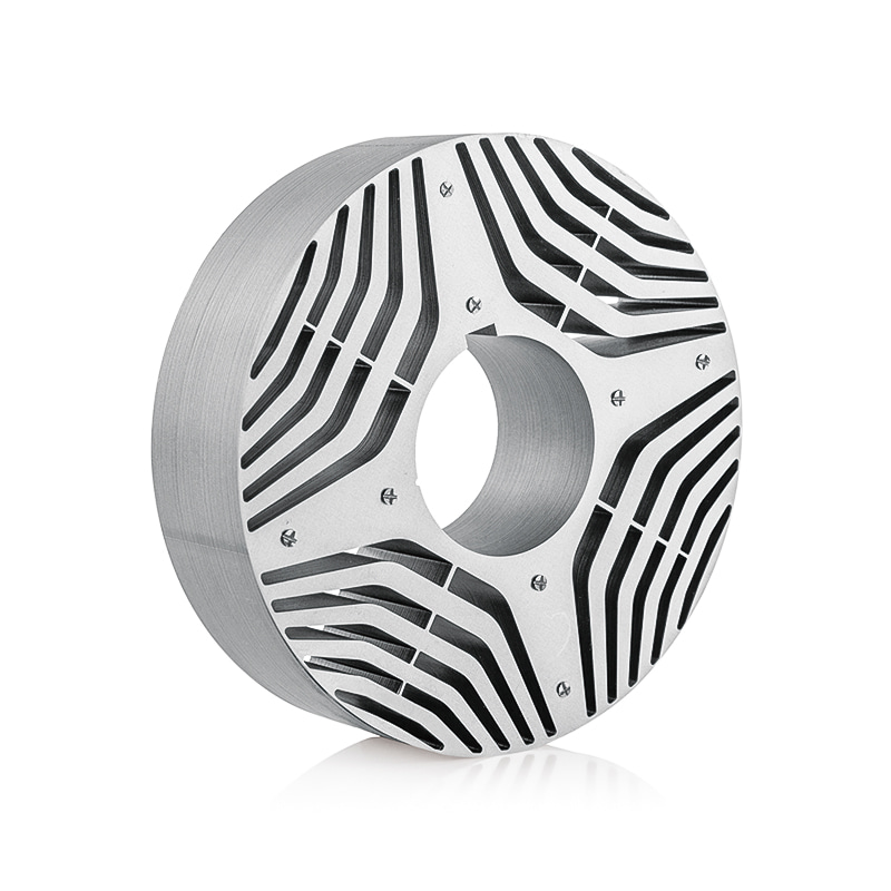 Estator de motor de manejo industrial y núcleos de rotor